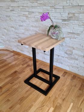 Coffee, Club, Bar „Meeting” Table - Столешница из дуба - 50x50
