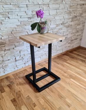 Coffee, Club, Bar „Meeting” Table - Столешница из дуба - 50x50