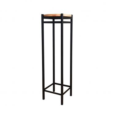 Твердый 27x100 см Клумба Интерьер XL из стали и дерева